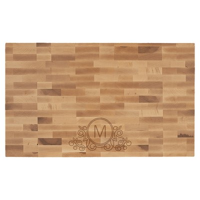 16" x 13" x 1 1/2" Maple Butcherblock Cutting Board