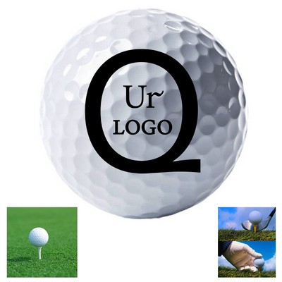 Diameter 1.67" 3-Layer Golf Ball For Competition