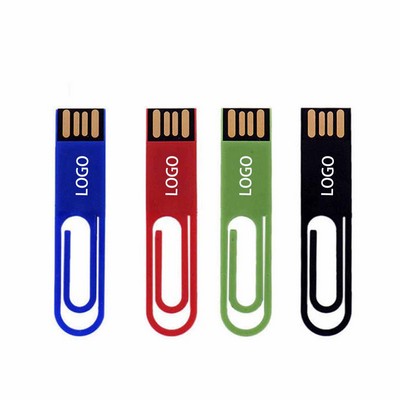 Paperclip USB Drive 16GB Storage