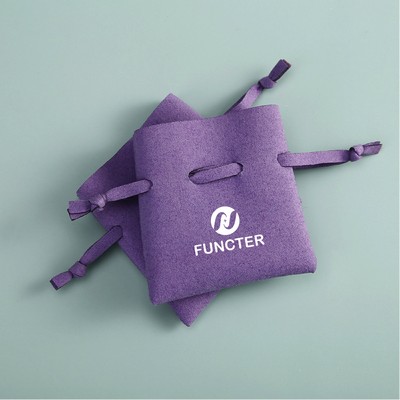 3.2" Microfiber Jewelry Pouch Jewelry Bag Package Bag Small Gift Bag Drawstring Bag for Earring