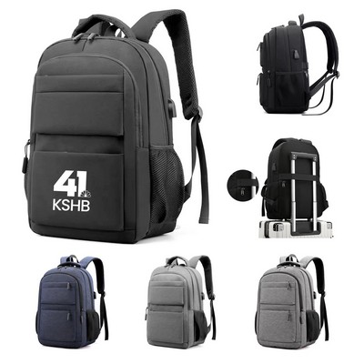 21" Laptop Backpack With USB Port