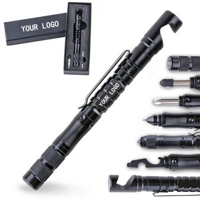 11" 1 Tactical Ballpoint Pen Multitool