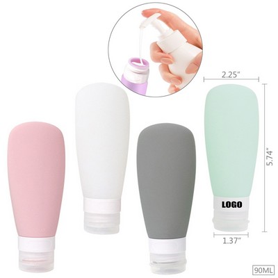 90Ml Elegant Tube Silicone Travel Bottle