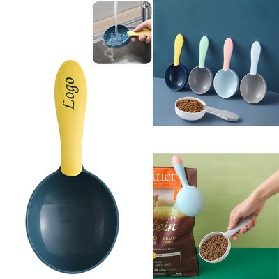 Two-In-One Sealing Clip And Pet Food Spoon