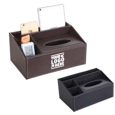 Multifunctional Creative Leather Tissue Box