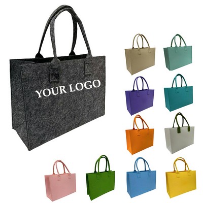 Heavy Duty Felt Tote Shopping Bags