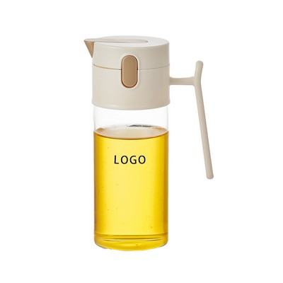 Auto Flip Glass Oil Bottle