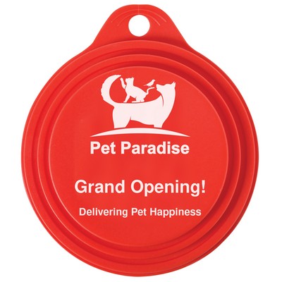 Red Pet Canned Food Lid (3.375" x 0.5")