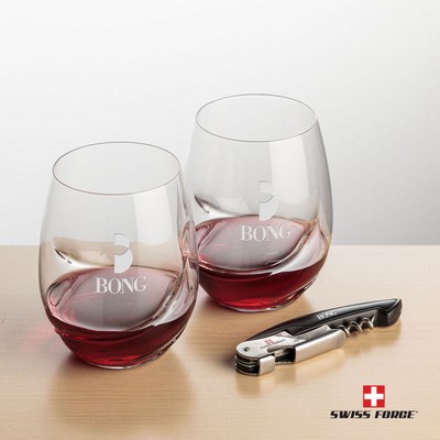 Swiss Force® Opener & Bartolo Stemless Wine