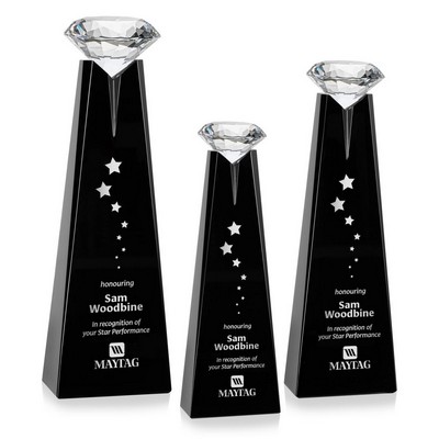 Alicia Gemstone Award - Black/Diamond