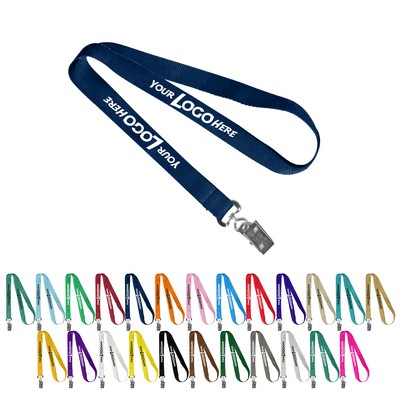 0.62" Polyester Silkscreen Lanyard