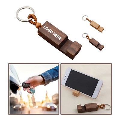 Compact Keychain Phone Holder