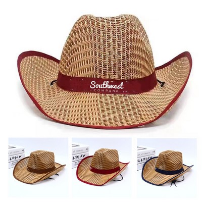 Straw Bucket Hat