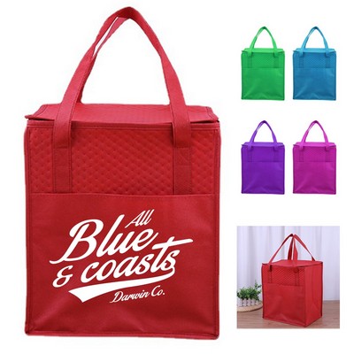 Reusable Non Woven Insulated Lunch Tote Bag