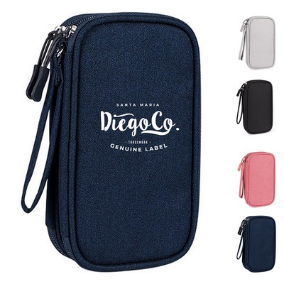 Nylon Electronic Accessories Organizing Bag
