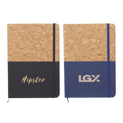 Greensburg Hard Cover Cork-Bound Notebook
