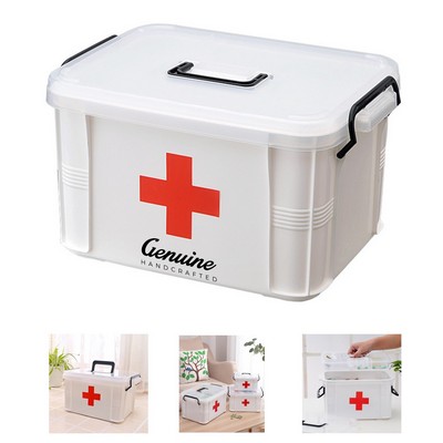 First Aid Medical Kit Storage Box