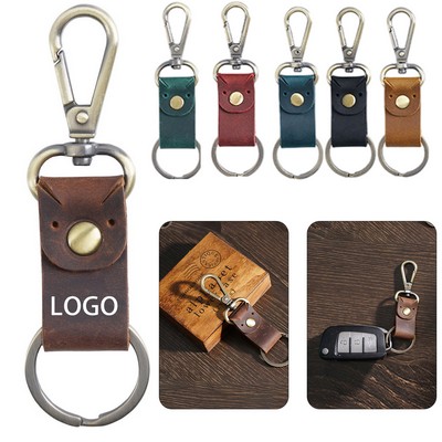 Cowhide Keychain
