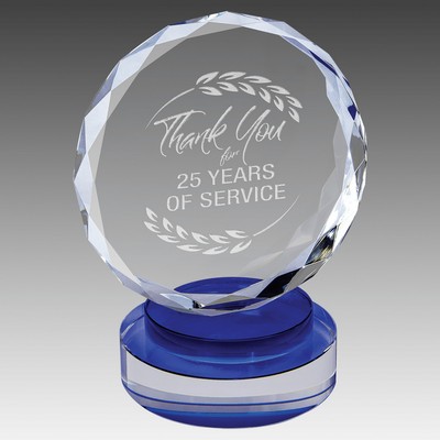 Facet Crystal on & Base