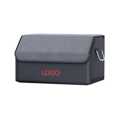 Leather Foldable Auto Trunk Storage Box