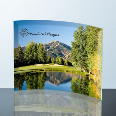 10" x 7" Curved Award Sublimated