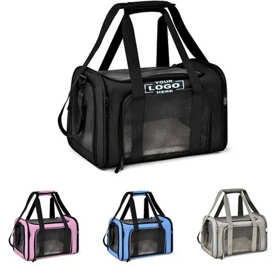 Spacious Transparent Pet Carrier Bag