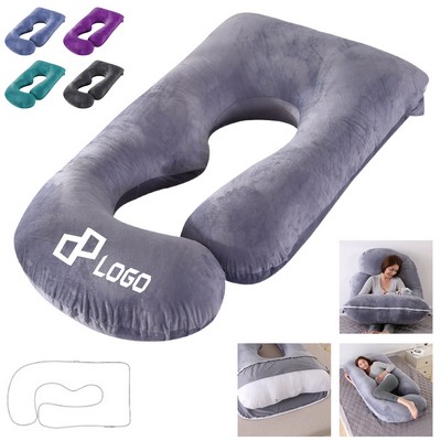 C-Shaped Pregnancy Pillow W/ Removable Cover