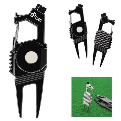 Multi-Functional Golf Club Brush