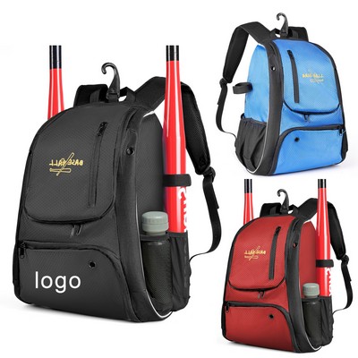 Compartment Baseball Backpack