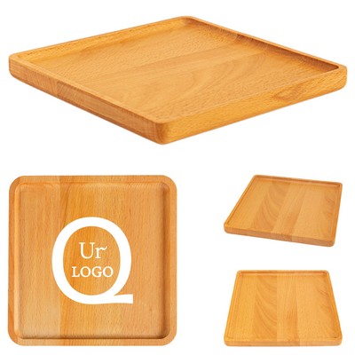 11.02" Square Waterproof Wooden Award Base