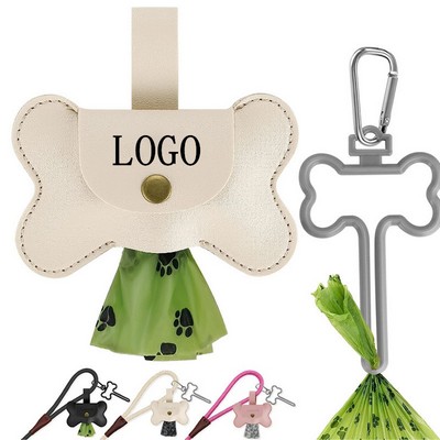 Dog Bone Bag Dispenser w/ Carabiner