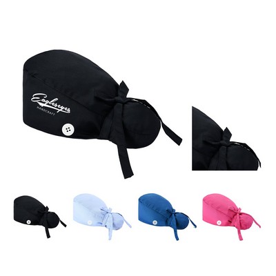 Healthcare Professional Scrub Hat with Button