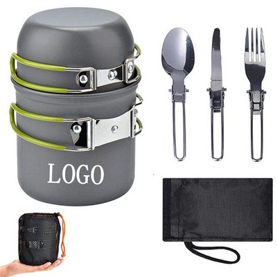 Foldable Cookware Set Pot Pan