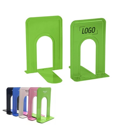 Medium-Sized Round Metal Bookend