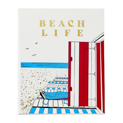 Beach Life Bonded Leather Book