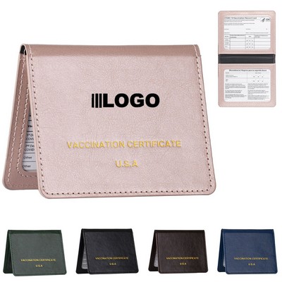 Vaccination Card Holder with Two Pocket