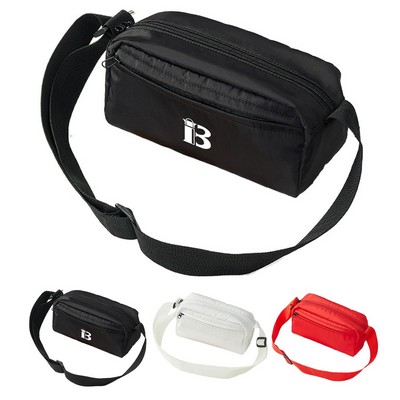 Lightweight Polyester Crossbody Bag