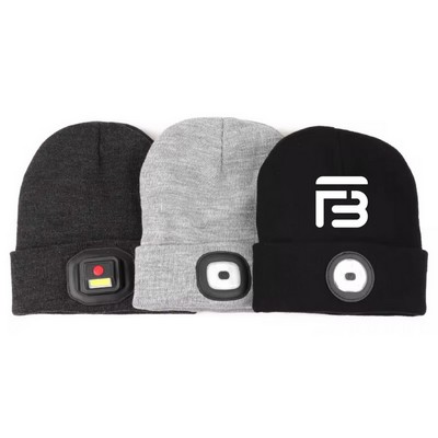 Sport Knitted Cap Headlamp