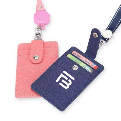 Leather Business Name Tag