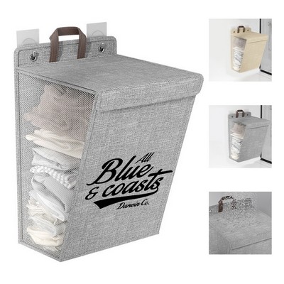 Wall-Mounted Mesh Laundry Storage Bag