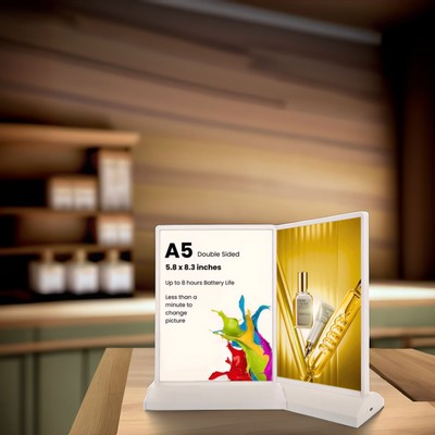 A5 Advertising Light Box Desktop Display