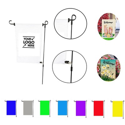 Custom Double Sided Garden Banner(12" x 18")
