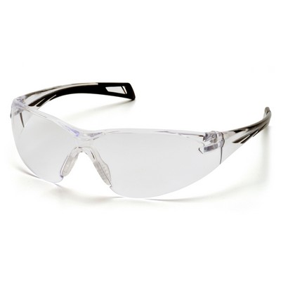PMXSLIM Safety Glasses, Black Temples with Clear Lens