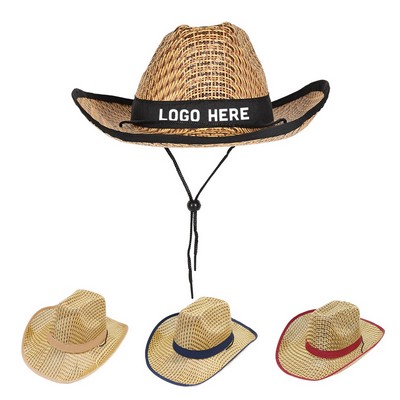Custom Cowboy Straw Hat