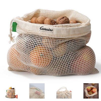 Reusable Cotton Mesh Bag