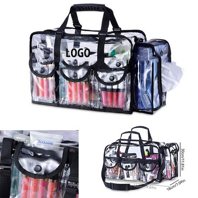 Large Professional Clear Pvc Travel Makeup Bag
