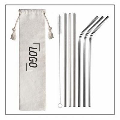 Stainless Steel Straw Set