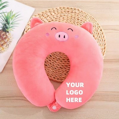 PP Cotton Cartoon U-Shaped Neck Pillow
