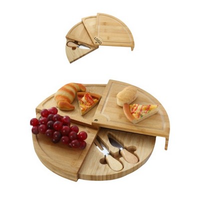 Bamboo Cheese Board Charcuterie Serving Platter