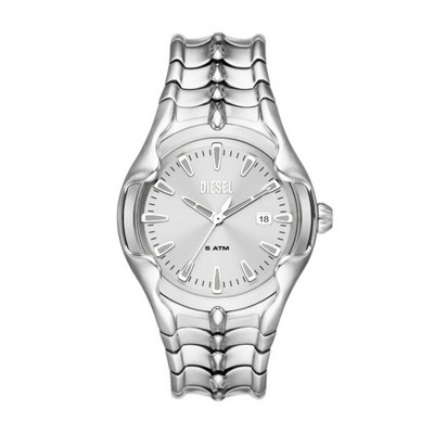 Diesel Vert Three-Hand Date Stainless Steel Watch